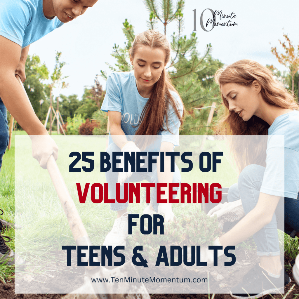 25 benefits of volunteering
