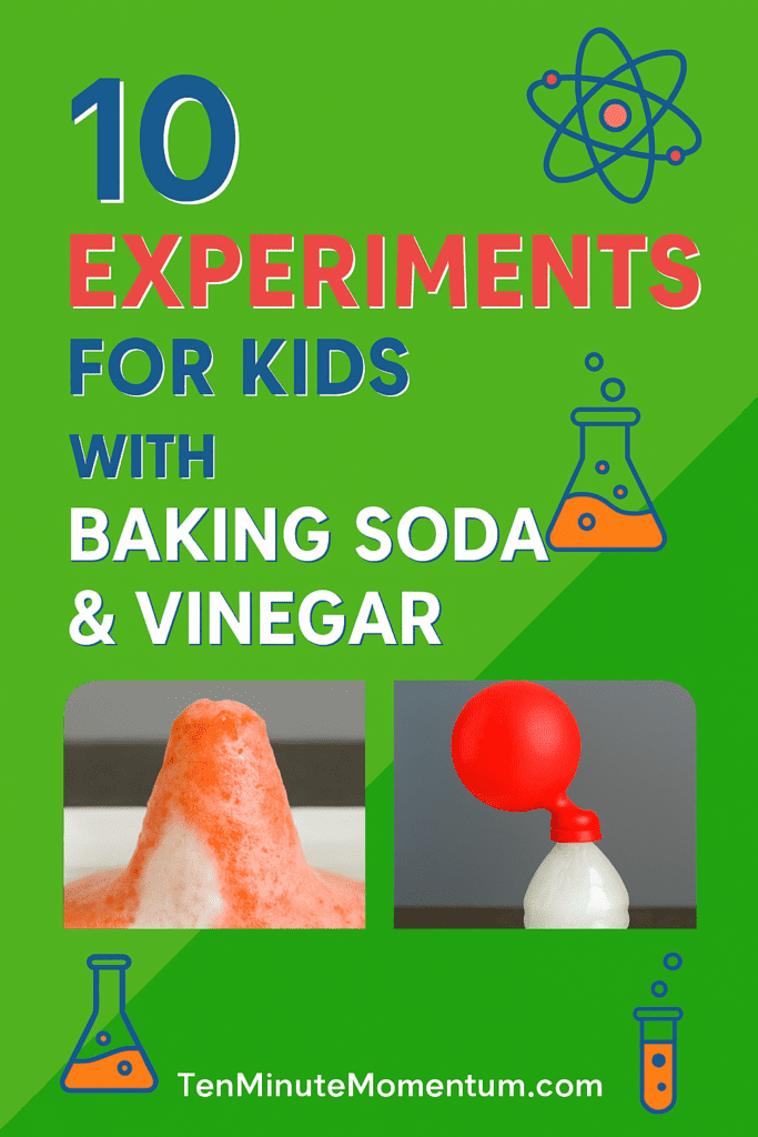 10 Experiments For Kids With Baking Soda & Vinegar