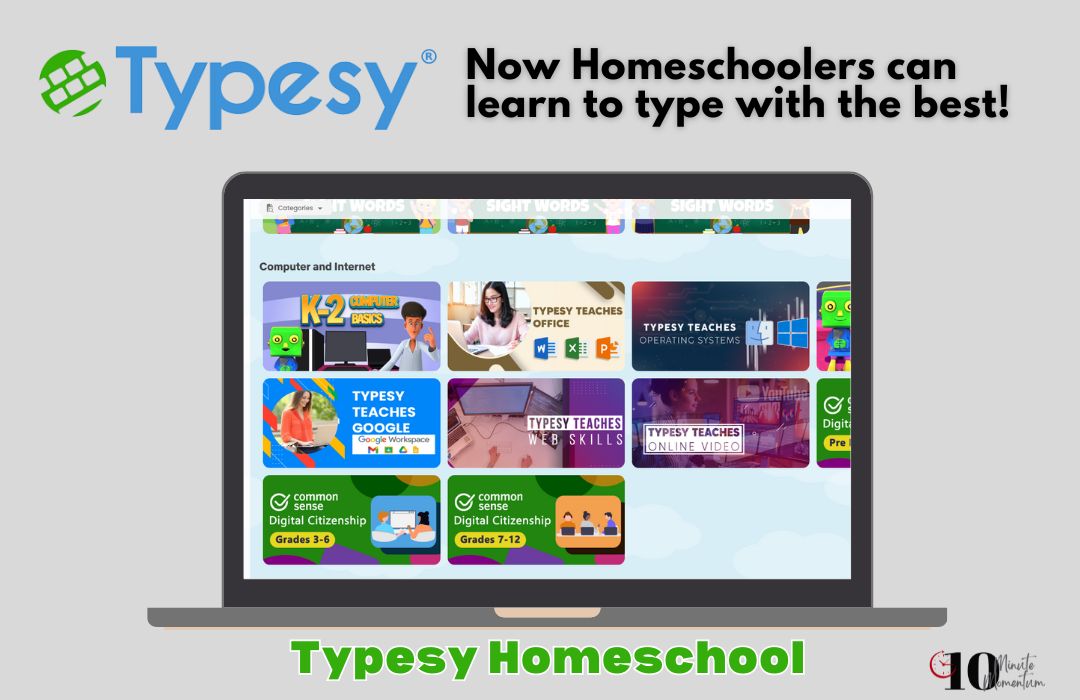 Typesy Best Homeschool Typing Curriculum Program Review 2025