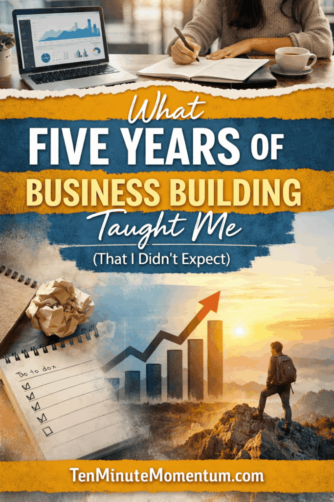 What Five Years of Business Building Taught Me (That I Didn’t Expect)